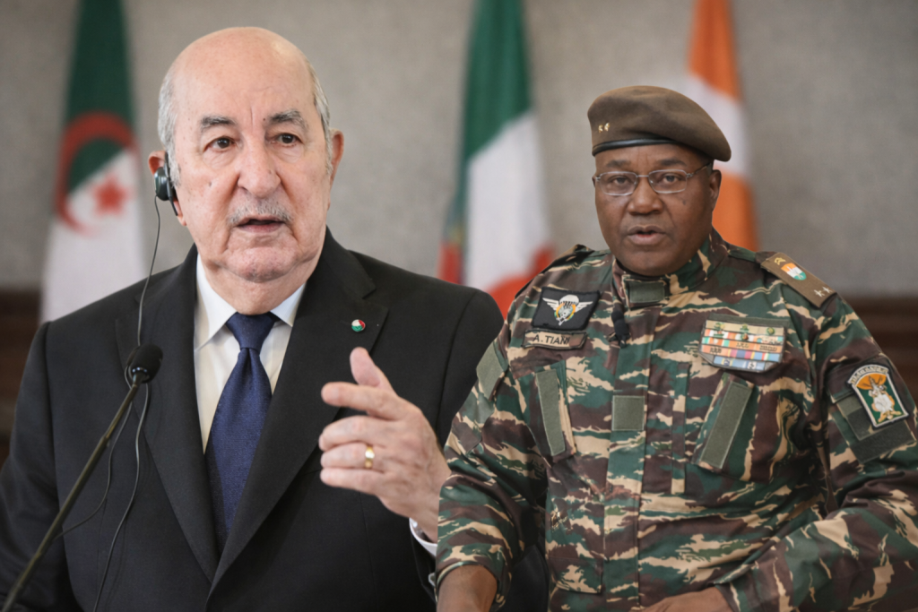 Algerian President - Abdelmadjid Tebboune and Nigerien President - General Abdourahamane Tchiani