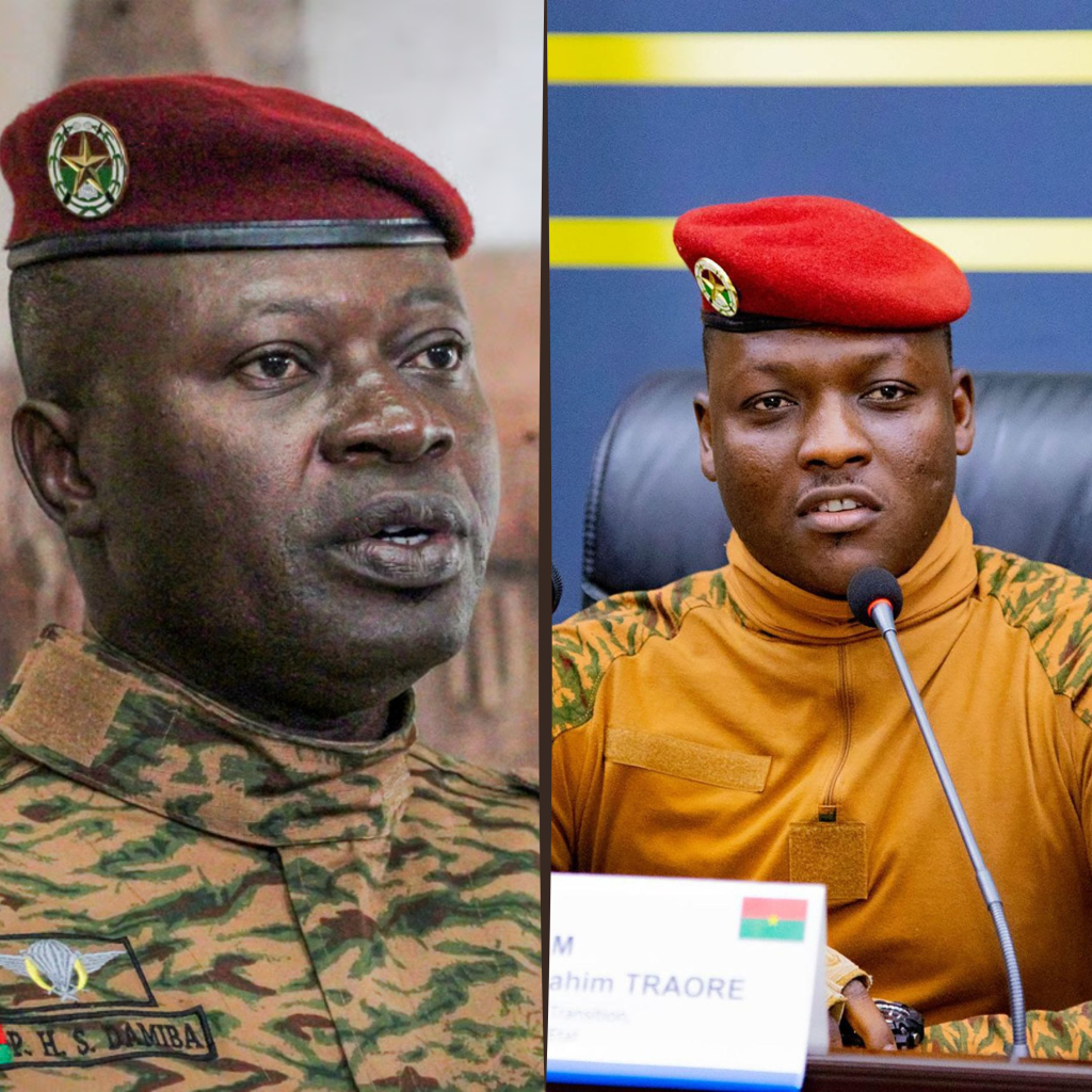 Paul-Henri Sandaogo Damiba and President Ibrahim Traoré