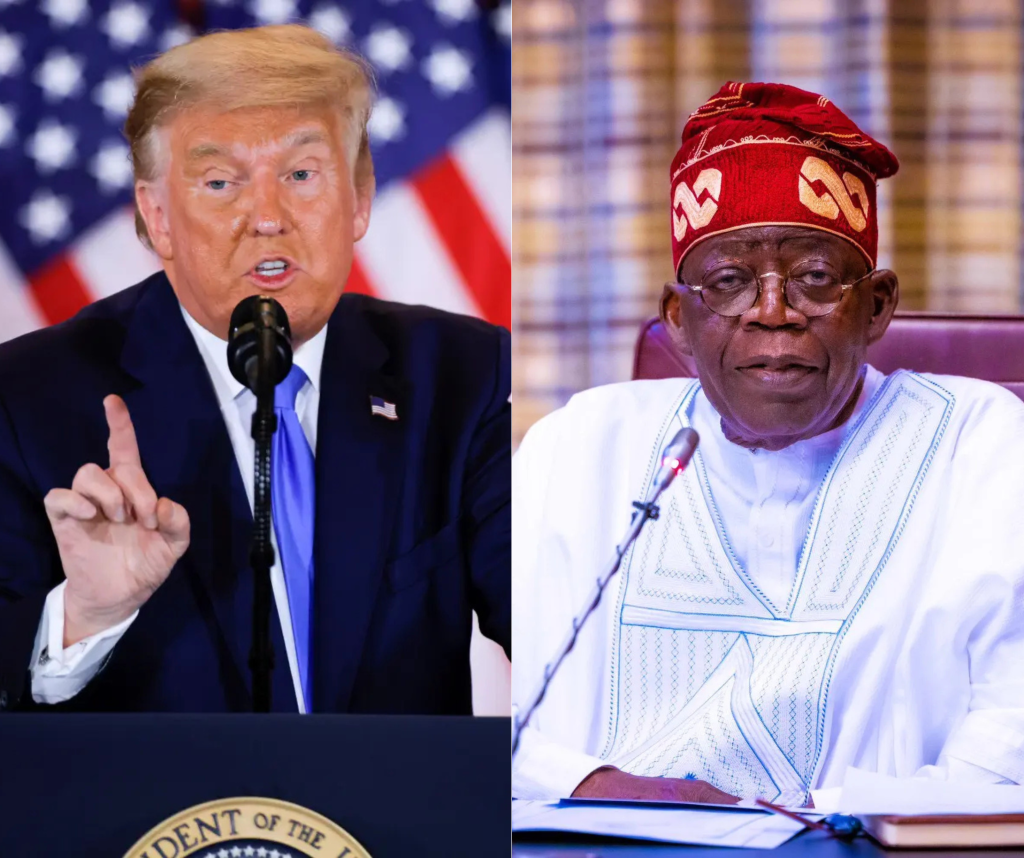 US Panel Presents Genocide Report on Nigeria to President Trump United States President Donald Trump and Nigerian President Bola Ahmed Tinubu.