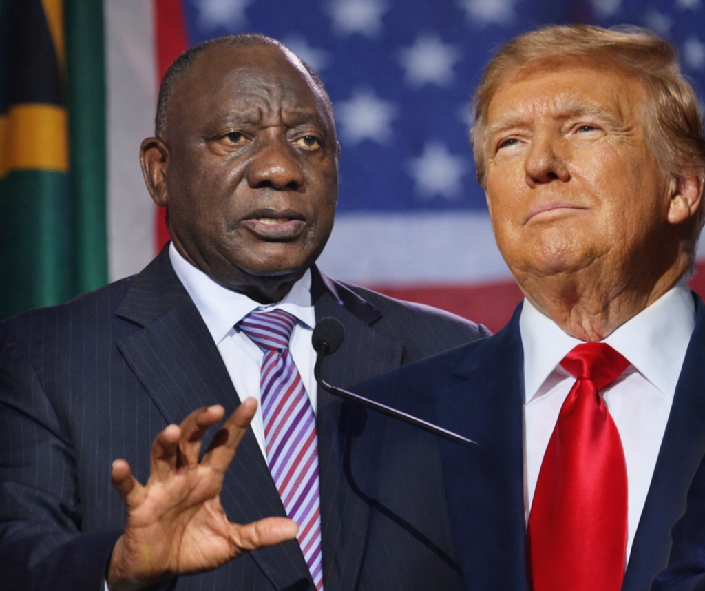 President Ramaphosa Asserts South Africa’s Sovereignty Amid External Pressures South Africa Pesident, Cyril Ramaphosa and US President Donald Trump.