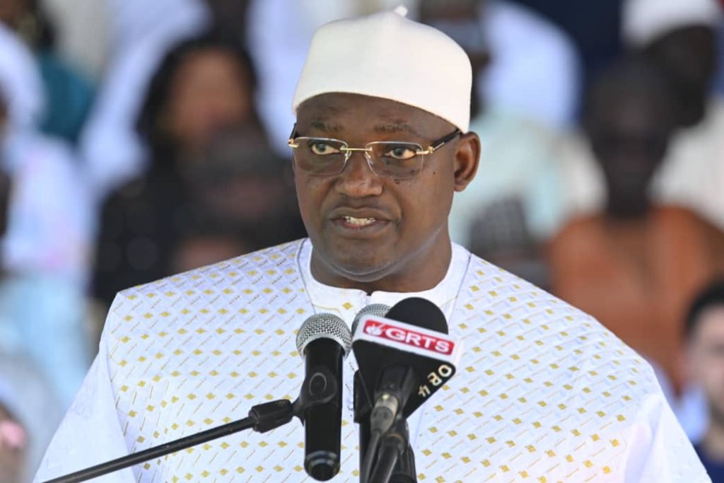 Gambia’s President Barrow Wages War on Corruption at 61st Independence H.E. Adama Barrow, President of the Republic of The Gambia.