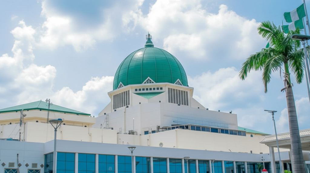 Nigerian Civil Society Groups Protest Mandatory Electronic Vote Transmission The National Assembly of Nigeria.