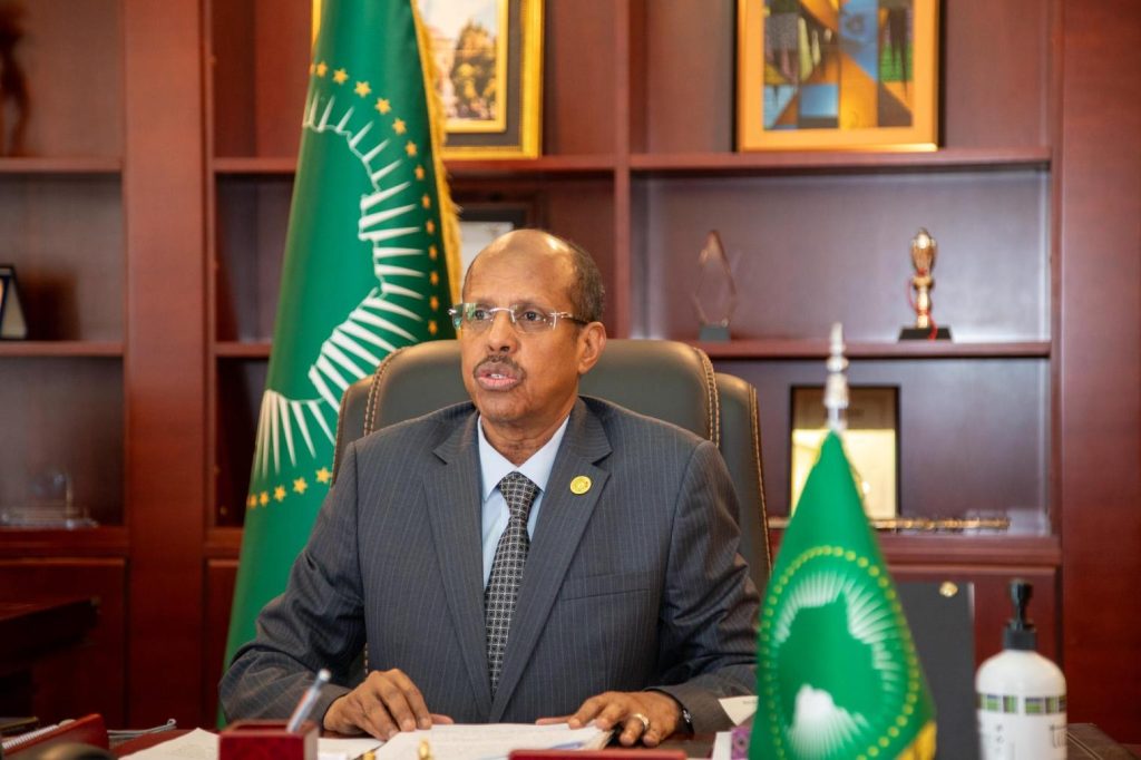 Chairperson of the African Union Commission, Mahmoud Ali Youssouf.