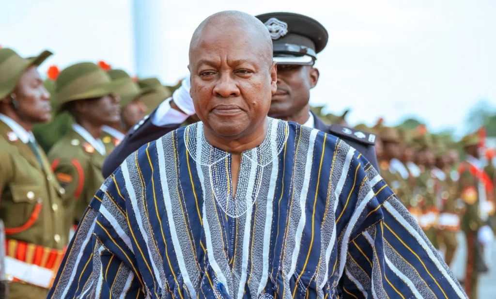 Ghana President - H.E John Dramani Mahama.