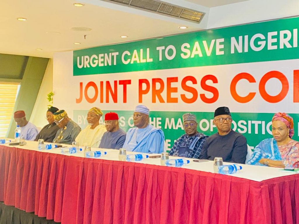 Opposition Leaders Raise Alarm Over Nigeria’s Democracy Ahead of 2027 Polls On February 18, President Bola Ahmed Tinubu assented to the Electoral Act Amendment Bill, which opposition figures argue carries implications that only became clear after it was signed into law.