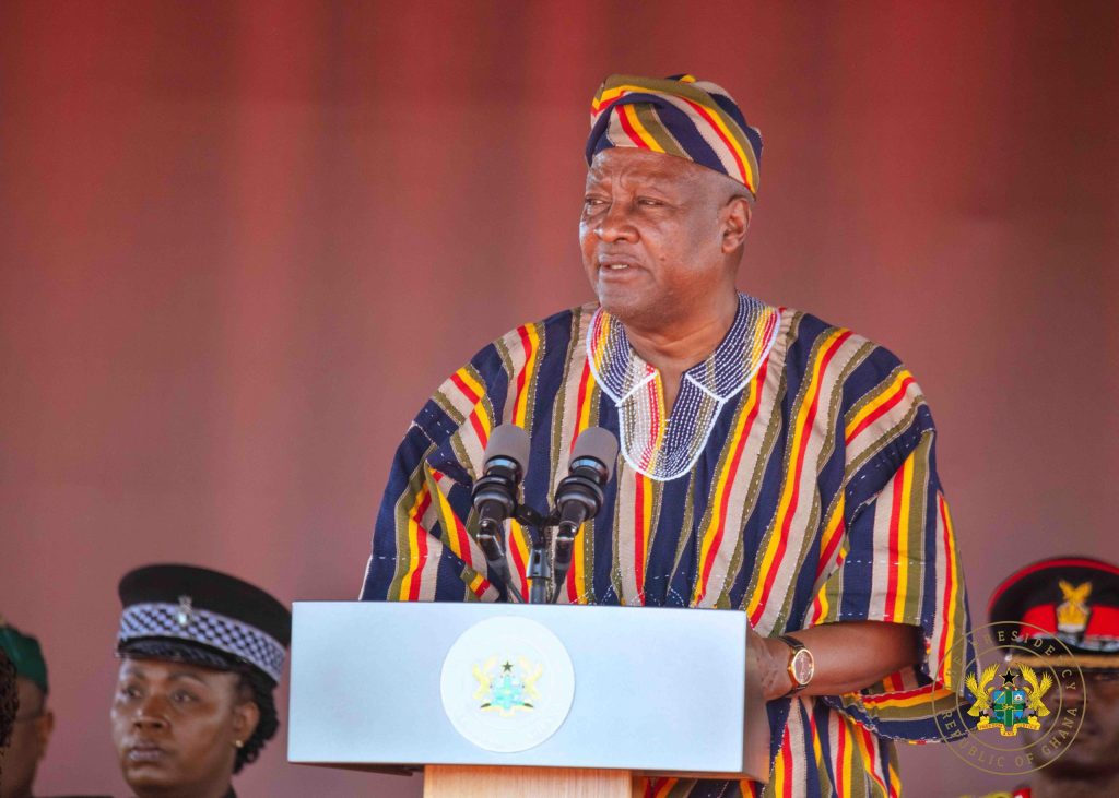 Ghana's President - H.E John Dramani Mahama.